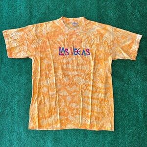 Vintage Tie-Dye Single Stitched Las Vegas Graphic Tee